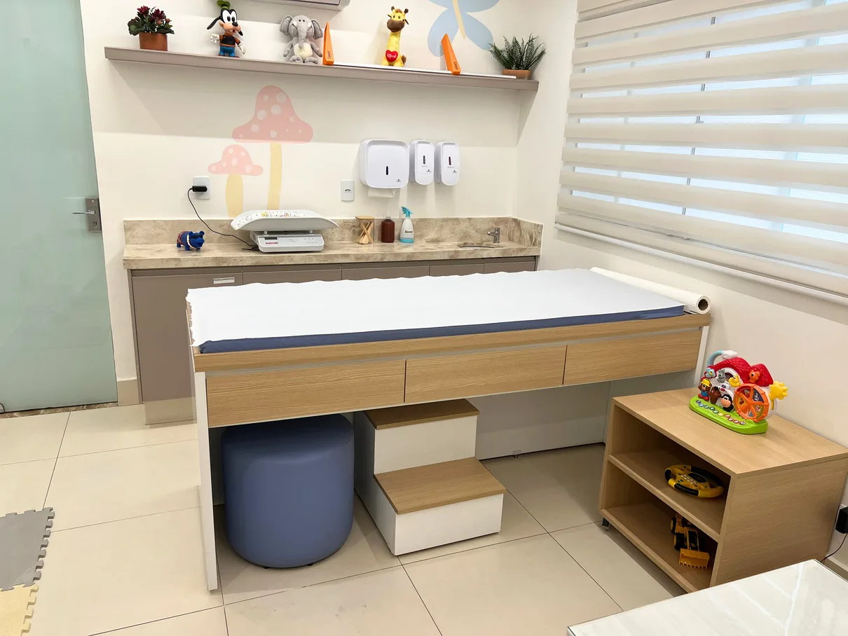 Consultório pediátrico da Viva Pediatria