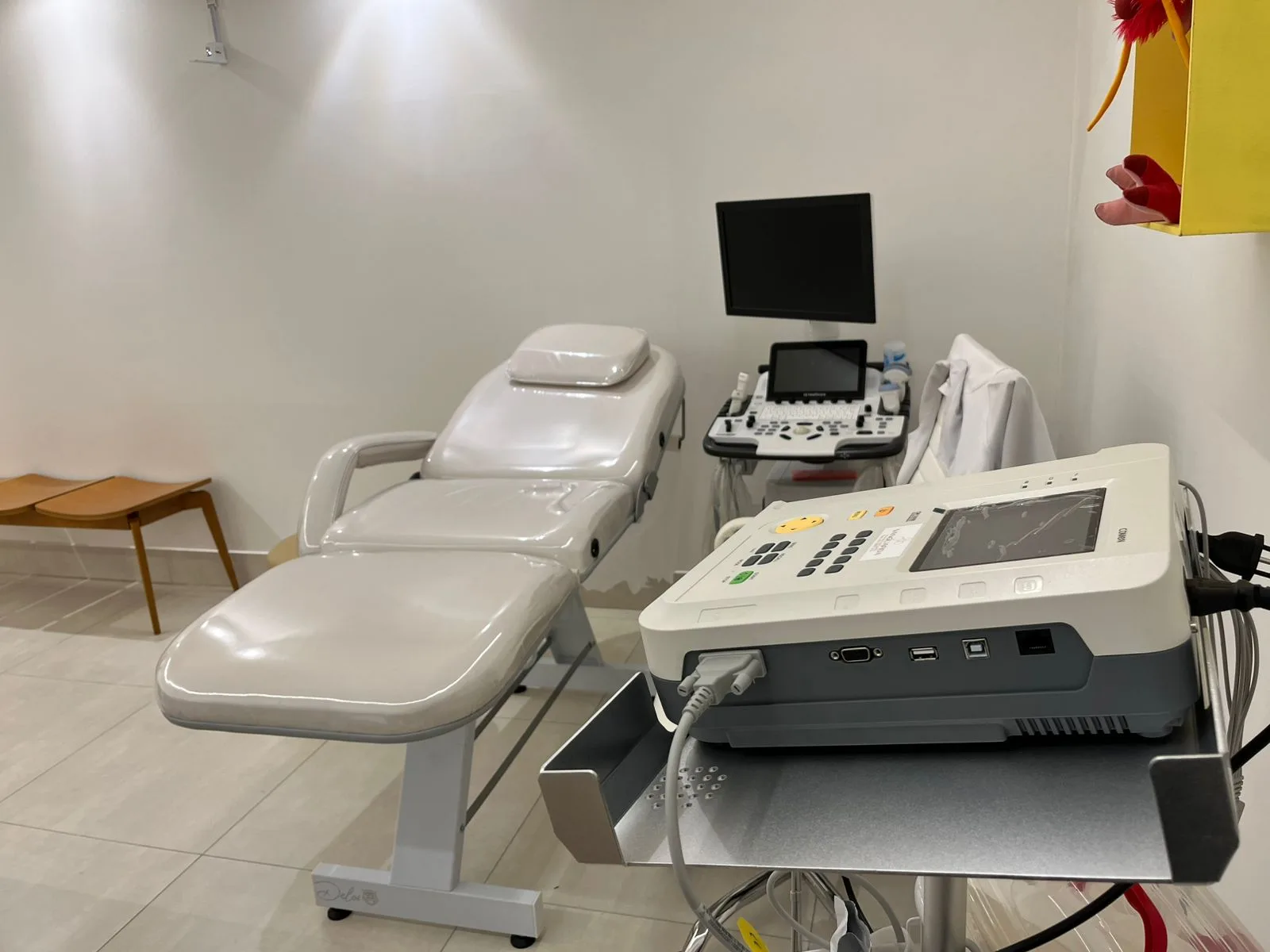 Sala de ecocardiograma do Viva Eco